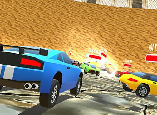 low poly smash cars screenshot