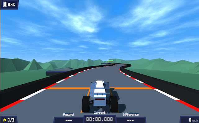 PolyTrack Game Screenshot
