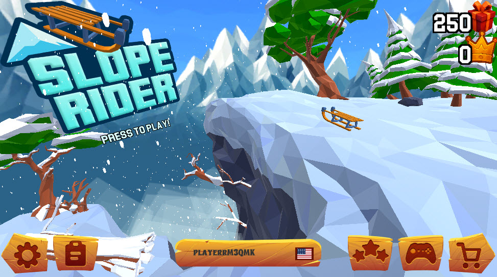 slope rider Screenshot